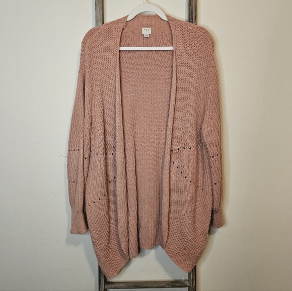 a new day Sweaters - ⭐️40% Off⭐️ a new day Pink Chenille Cardigan